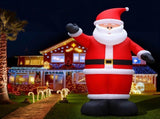 Jingle Jollys Christmas Inflatable Santa 5M Illuminated Decorations XMAS-INF-SAN-5M