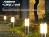 Solar LED Garden Pathway Silvery warm light Outdoor Landscape Lamp Waterproof with Automatic V1358-D132-QAZMLP0008