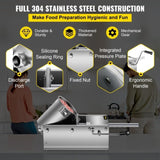 Manual Sausage Stuffer, 3 L / 7 LBS Horizontal Sausage Machine, Dual-Speed Meat Stuffer, Made of V952-GCJSDSPS3L0000001V0
