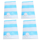 Travel Vacuum Bag Reusable Clothes Quilt Blanket Storage Bags with 3.5cm Air Inlet60x40cm V1294-YM0901-3113200210411