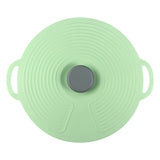 "Universal 5 Piece Silicone Lid Set Microwave Splatter Cover Lid for Food- In Different Sizes V1366-AZ2-W-05375