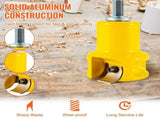 Tenon Cutter, 1.5" / 38 mm Diameter, Premium Aluminum & Steel Log Furniture Cutter, with Dual Curved V952-KSZYCYDBDDWC19K3MV0