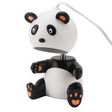Candle Warmer Lamp Melting Wax Lamp Cute Panda Robot Shape with Timer Metal Frame G10 Bulb Candle V1294-YM0901-3119230105912