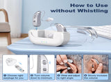 Rechargeable Hearing Amplifier with Charging Case Compact Sound Enhancer for Daily Use, Noise V1107-CS-BTYS905