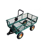 300kg Gardeon Mesh Garden Cart Steel Removable Sides Trolley Wagon ATV Trailer V465-1840