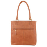 Pierre Cardin Womens Leather Perforated Shoulder Bag with stud Detailing - Cognac V563-PC-3346-COGN