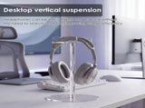 2PCS Desktop Headphone Holder Sturdy Impact Resistant Desktop Vertical Hanging for Music Gaming V1366-AZ2-W-14986
