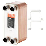 VEVOR 50 Plate Heat Exchanger 4*1-1/4" MNPT Ports 5"x 12" Brazed 316L St. Steel V952-QHBSHRQ512506DE54V0