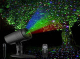 Outdoor Waterproof Laser Projection Light with RGB Dynamic Starry Sky Effect Ideal for Garden, V1341-ZY-UZXUQGTL-WHITE