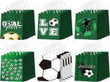 24 Piece Football Party Favor Bags 6 Designs, 21 x 15 x 8 cm V1237-ZY-818-179