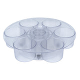 Water Bottle Organizer 360 Degree Rotatable Plastic Anti Slip Cup Storage Holder Rack for Water V1294-YM0901-3118250004011