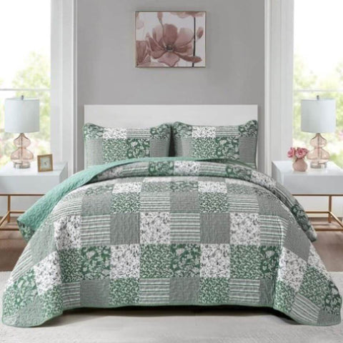 Delightful Quilted bedspread and pillowcovers set Indulge in Comfort - Queen size V745-MAC080315Q13U