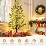 Jingle Jollys Christmas Tree 1.8M Pre-lit LED Xmas Tree 8 Modes Party Decoration XM-TR-PLANT-6FT-LED