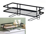 Toilet Shelf Thickening Waterproof Large Capacity Nail Free Installation Iron Over Toilet Bathroom V1294-YM0512-3112220079012
