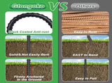Trampolines Wind Stakes,Heavy Duty U Shaped Rebar Tent Stakes Ground Anchors Galvanized Steel Safety V1258-DP02-WO-1088