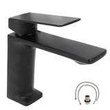 G1/2 Wash Basin Faucet Luxury Black Sink Hot Cold Water Mixer Tap for Home Bathroom V1294-YM0901-3112210047411