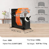 VEVOR Hat Heat Press Auto Cap Heat Press 3 Heating Pads Sublimation Transfer V952-ZDKMJ62439331U4GJV3