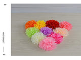50pcs Artificial Marigold Flowers Fake Flower Heads Garland for Wedding Home Christmas Decor Creamy V1294-YM0714-210910LS03-1