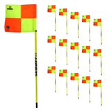 Soccer Corner Flag 150cm x 2.5cm FFA Approved Football - Pack of 16 w Removable Spike V563-FFAC1800_4X