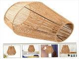 Woven Chandelier Shade Rattan Lampshade for Home Table Lamp Bedside Manual Paper Rope V1370-AZ4-11713