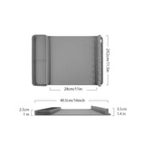 2 Pack Silicone Grill Tool Mat 16 x 11.5 Inch Heat Resistant NonSlip BBQ Utensil Mat, Outdoor V1188-MS-824-003