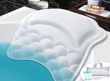 Bathtub Spa Pillow Bath Pillows for tub, with Non-Slip 6 Large Strong Suction Cups, Free Machine V1192-AZ-W-15856