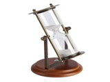 15 Minutes Metal Rotating Sand Glass Timer Clock Hourglass Table Ornament Home Decor Gift V1294-YM0901-JYB02030