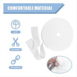 4 Rolls JellyRoll Batting Strip 2 1/4 Inch Total 200 Yards Cotton Blend Batting on A Roll, Flexible V1369-AZ3-W-11346