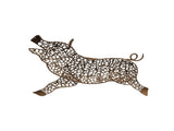 Jolly Pig Metal Wall Art 49cm V637-71614PIG