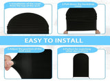 Arch Backdrop Cover Set, 4FT, 5FT, 6FT Wedding Spandex Fitted Covers for Round Top Arch Stand, V1192-AZ-W-0795