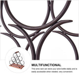 1Pc Coffee Wine Display Rack Iron Stand for Elegant Home Decor V1370-AZ4-19607