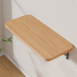 Wall Mounted Folding Table, Laundry Folding Table With Heavy Duty Metal Collapsible Shelf Brackets, V1366-AZ2-W-12467