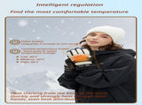 Winter Self-Heating Windproof Touchscreen Gloves-Black Gray V1221-WINTER-SELF-HEATING-WINDPROOF-TOUCHSCREEN-GLOVES-BLACK-GRAY