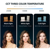 Rechargeable Clip Fill Light - 60 Leds 3 Light Modes Front & Back Clip A Type Blue V562-2059194060DBT