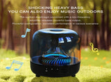 Portable Wireless Speaker with 12D Surround Bass, RGB Water Ripple Ambient Light, wireless 5.3, V1274-0824YX-LAN