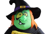 4.4ft Halloween Inflatable Witch Decoration Holiday Blow Up Lighted Witch Yard Lawn Decor for V1294-YM0901-3115240042011