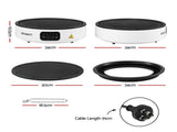 Devanti Ceramic Cooktop Electric Hot Plate Countertop Grill Cooker White CCT-B-SD-1E-1Z-TOUCH-WH