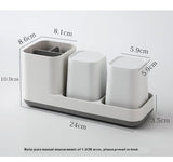 Toothbrush Holder Toothbrush Stand Holder Hanger Rack Stand Washroom Rack Clothes Hanging Rack 1-pcs V1366-AZ2-W-03778