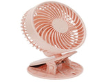 Portable Desk Fan 3 Speed Wind Mini Desktop Fan with Clip for Home Office and BedroomPink V1294-YM0721-3113210022512