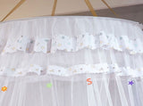 Round Canopy Lace Princess Style Mosquito Net Bed Curtain for Children Bed V1294-YM0901-JY25244-01