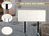 PU Leather Single Bed Headboard Bedhead - White V63-768085