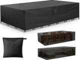 Waterproof Garden Set Protective Cover with Drawstring and Good Drainage - W242 x L160 x H100CM V1188-MS101-01175-1