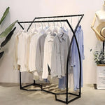 Commercial Clothing Garment Rack Retail Shop in Black V63-920641