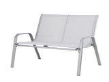 Gardeon Garden Bench Seat Steel Outdoor Patio Park Lounge Backyard Chair Grey GB-STA-BENCH-GE