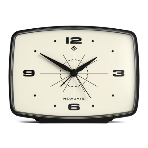 Newgate Brooklyn Alarm Clock - Black V398-NM-ALM/BRO20K