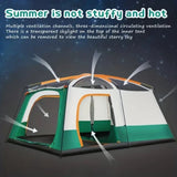 Tasman 3-5 Person Tent Camping Hiking Festival Sleeping - Green V563-BP33609