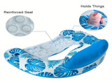 Adult Pool Floating Bed with Canopy Upgraded Large Space, Adjustable Shade, Ergonomic Headrest, V1232-ZYPZY002
