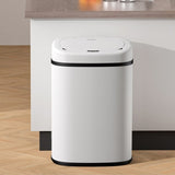 Devanti 82L Motion Sensor Bin Rubbish Automatic White SB-82L-S24-WH