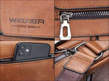 Men's retro crossbody bag High quality with multiple compartments, practical and V1105-YABB-03