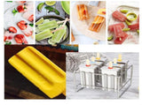 Stainless Steel Molds Ice Cream Industrial Home Kitchen DIY Ice Pop Mould Maker Tool V1294-YM0727-JY06255-01